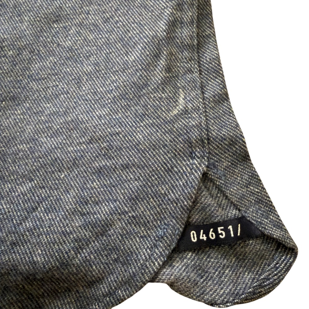 04651 A Trip‎ in a Bag Italian Cotton Long Sleeve Minimalist Button Down GG31 - Picture 6 of 10